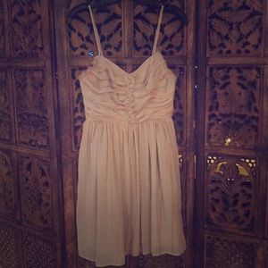 Neutral cocktail dress